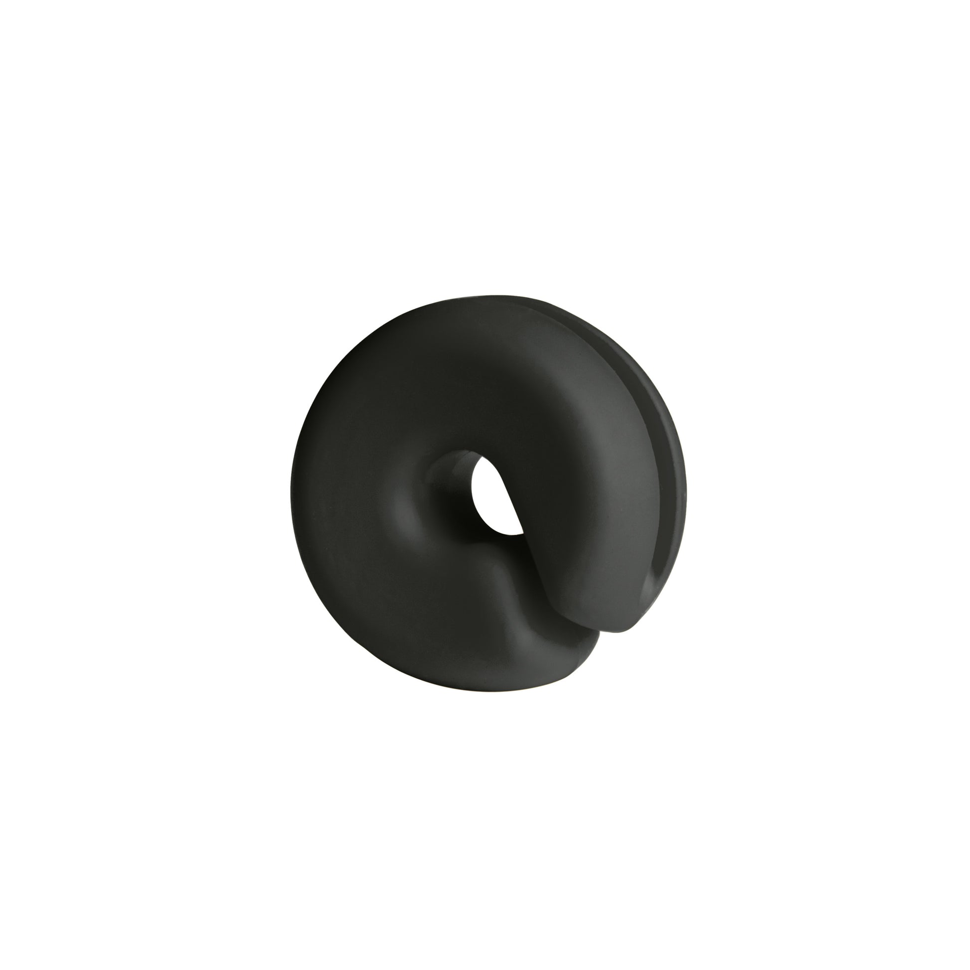 Beautiful matte black silicone pot clip, suitable for holding a CPT