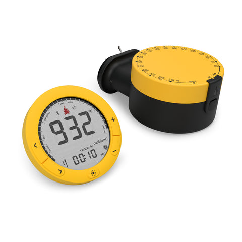 Giant Grill Gauge + Combustion Engine - Fahrenheit °F / Heat Deflector