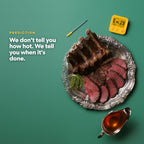 Predictive Thermometer with WiFi Giant Grill Gauge - - - 