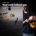 Predictive Thermometer with WiFi Giant Grill Gauge - - - 