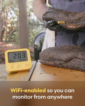 WiFi-enabled so you can monitor from anywhere